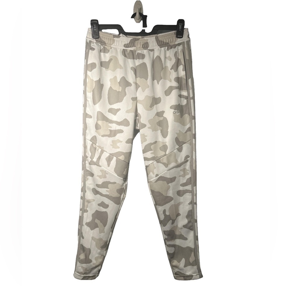 ADIDAS Size M Tiro Allover White Camo Print Training Pants